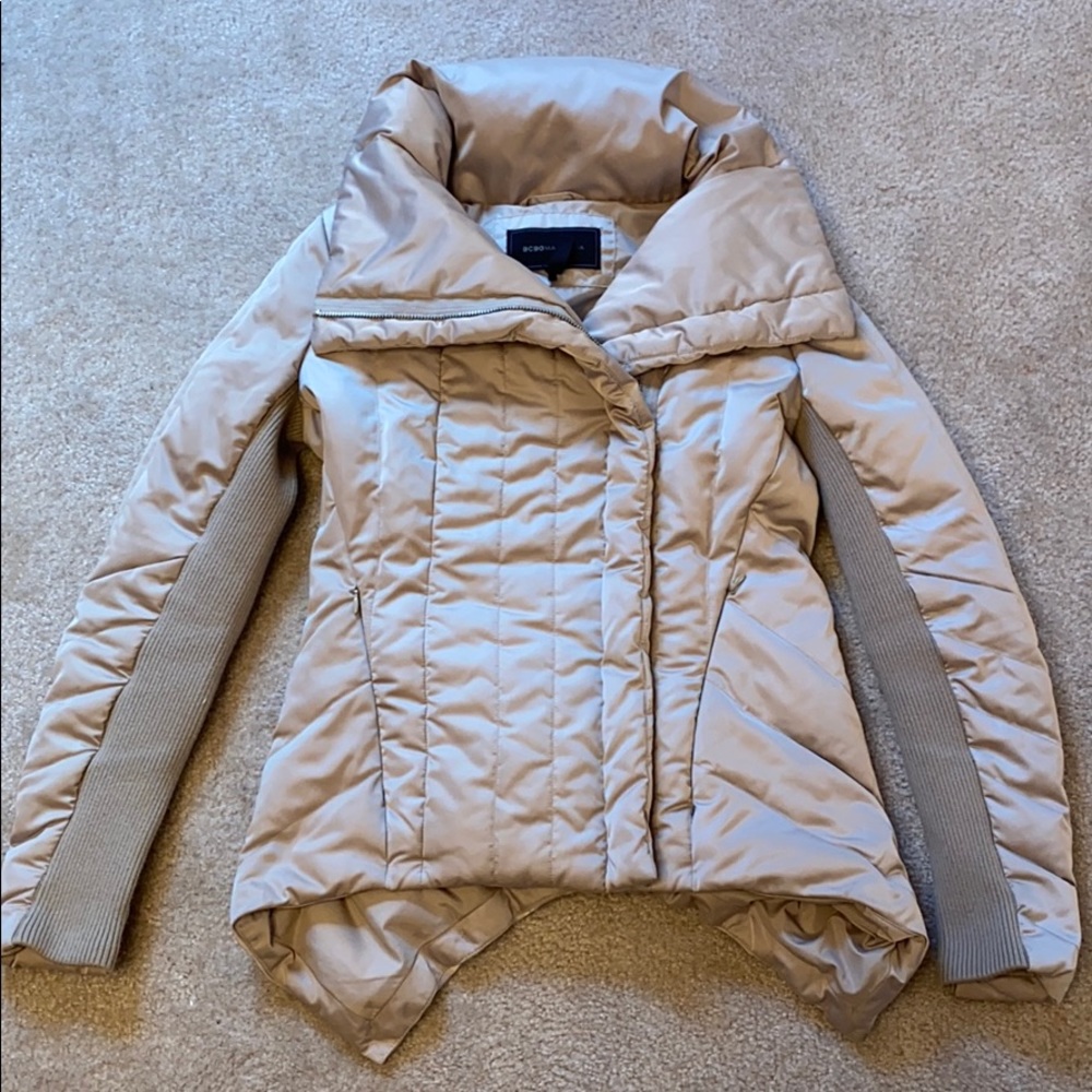 BCBG Tan Coat size XXS